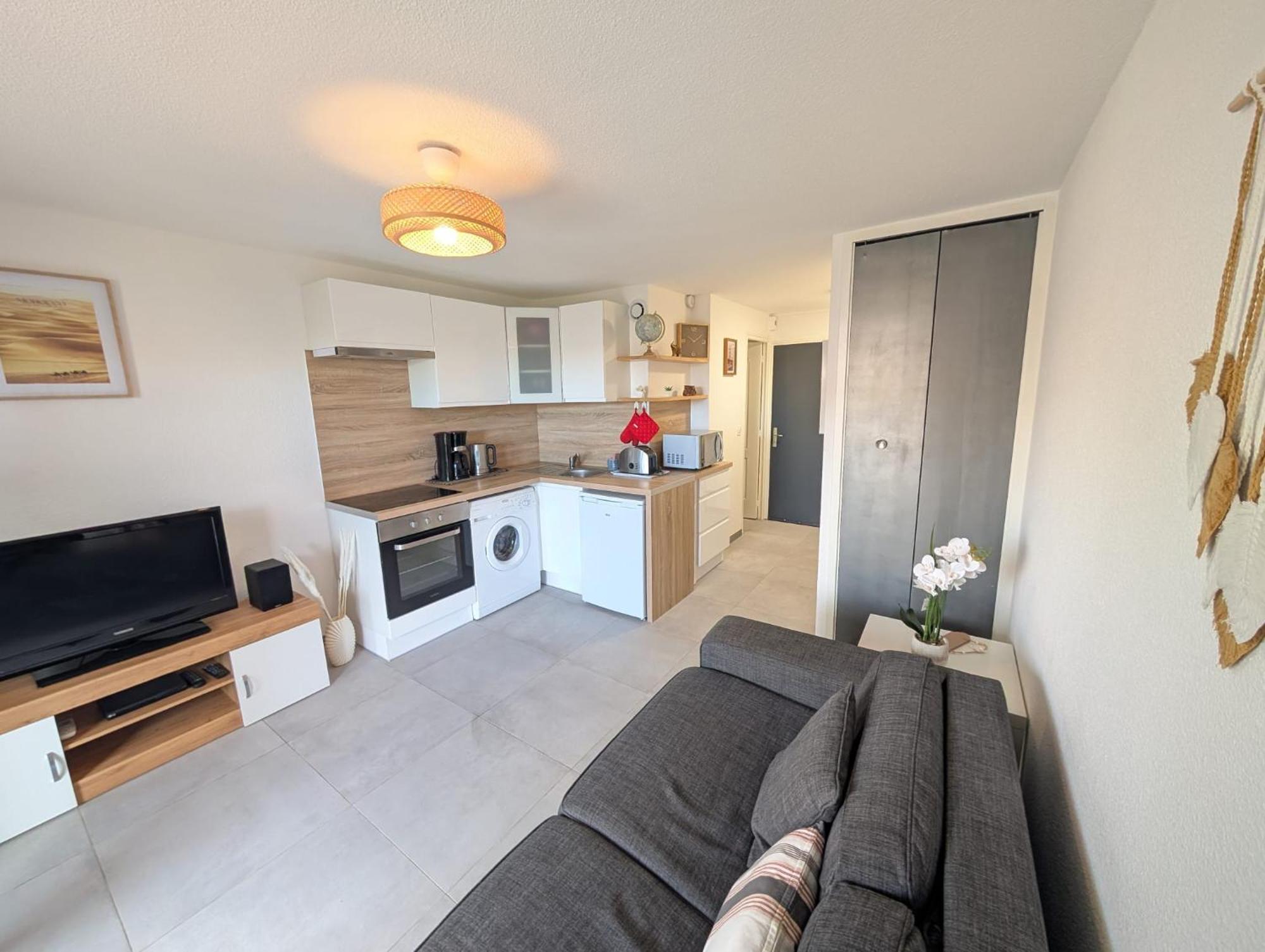 Studio Cabine 4 Personnes Cap D'Adge 阿格德 外观 照片